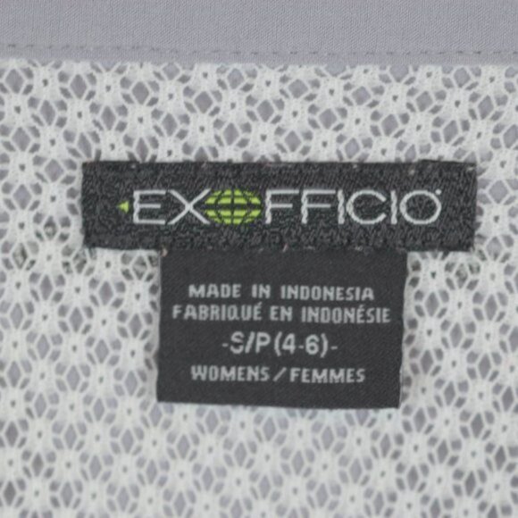 Exofficio Women's Small Gray Quick Dry Long Sleeve Button Up Shirt - Picture 8 of 9